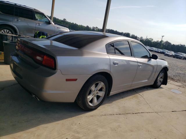 2C3CDXBG9EH347614 - 2014 DODGE CHARGER SE SILVER photo 3