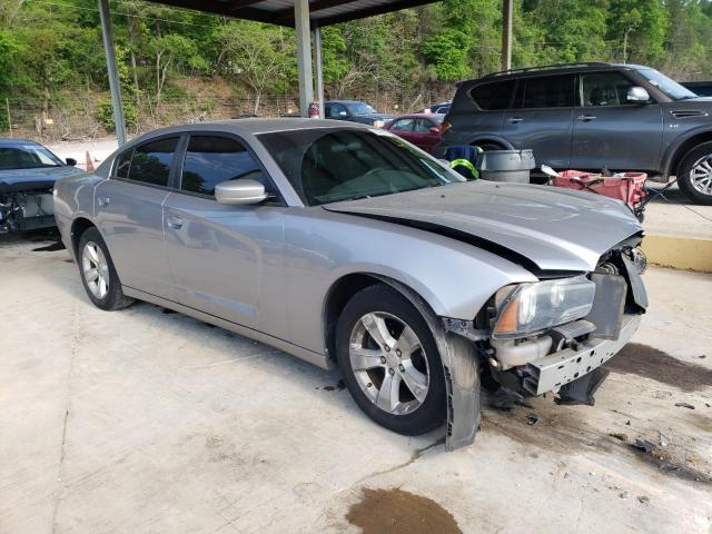 2C3CDXBG9EH347614 - 2014 DODGE CHARGER SE SILVER photo 4