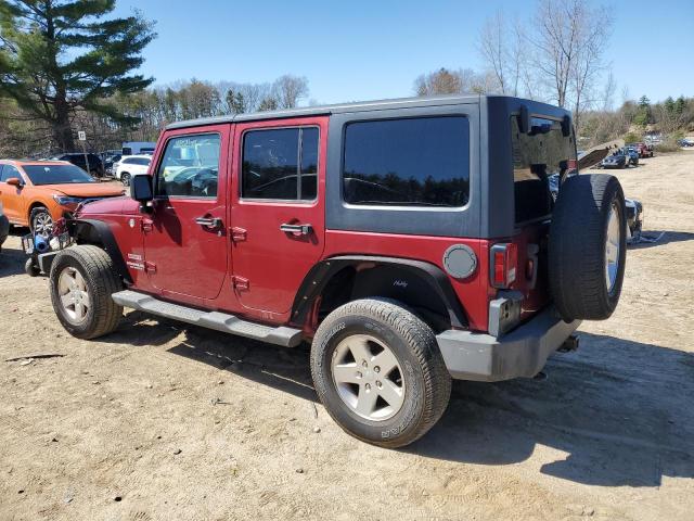 1J4BA3H16BL565126 - 2011 JEEP WRANGLER U SPORT RED photo 2