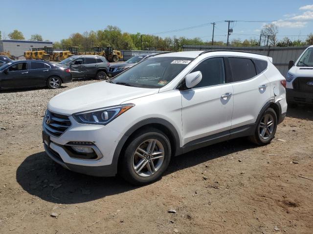 5XYZUDLB8HG388469 - 2017 HYUNDAI SANTA FE S WHITE photo 1