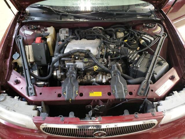 2G4WS52J211133092 - 2001 BUICK CENTURY CUSTOM RED photo 11