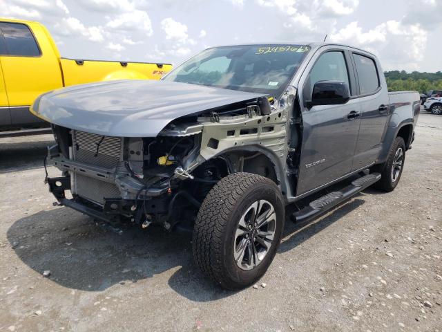 1GCGTDEN2M1130184 - 2021 CHEVROLET COLORADO Z71 GRAY photo 1