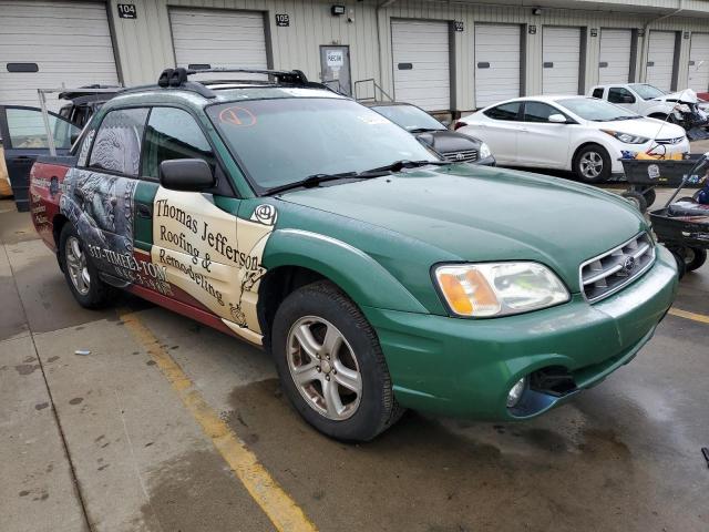 4S4BT62C767103194 - 2006 SUBARU BAJA SPORT GREEN photo 4