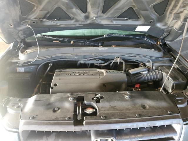 2HKYF18514H538545 - 2004 HONDA PILOT EXL GRAY photo 12