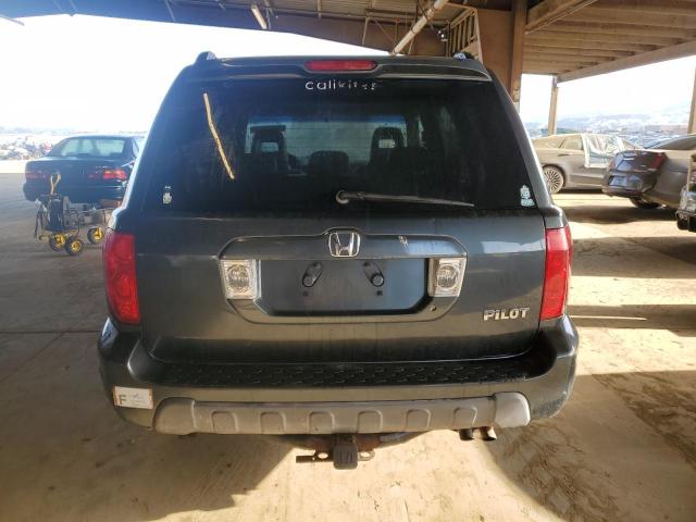 2HKYF18514H538545 - 2004 HONDA PILOT EXL GRAY photo 6