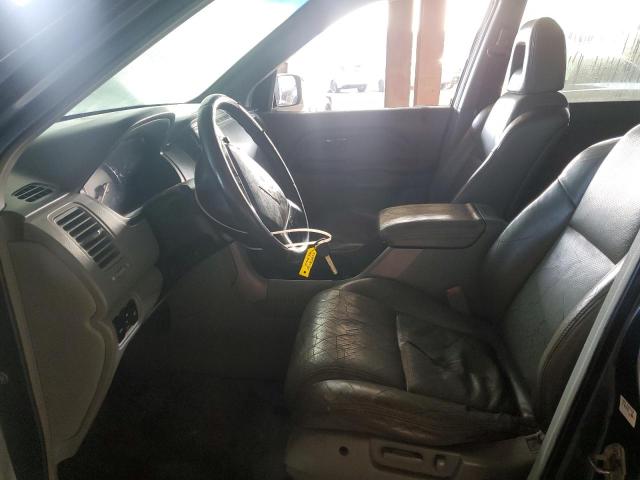 2HKYF18514H538545 - 2004 HONDA PILOT EXL GRAY photo 7