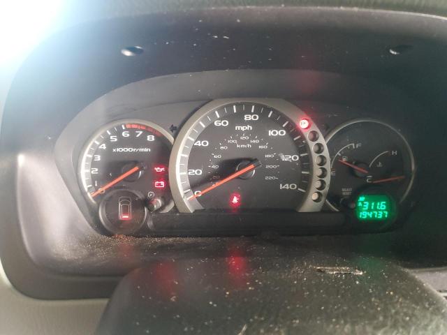 2HKYF18514H538545 - 2004 HONDA PILOT EXL GRAY photo 9