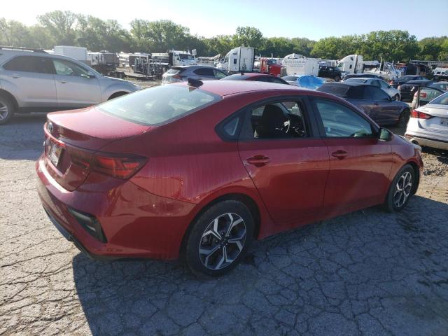 3KPF24AD8ME326249 - 2021 KIA FORTE FE RED photo 3