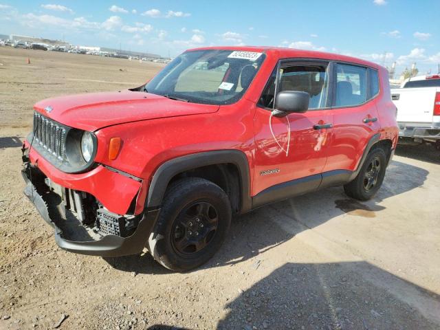 ZACCJBAB2JPG92764 - 2018 JEEP RENEGADE SPORT RED photo 1