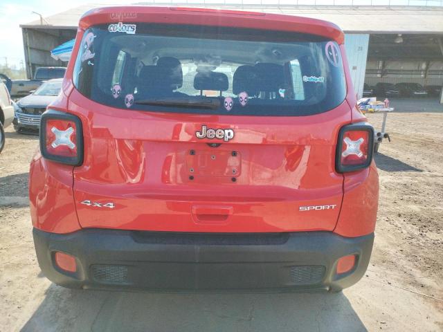 ZACCJBAB2JPG92764 - 2018 JEEP RENEGADE SPORT RED photo 6