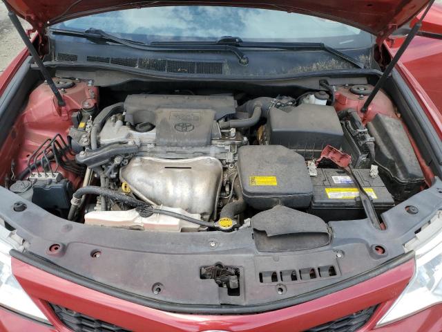 4T1BF1FK2CU570015 - 2012 TOYOTA CAMRY BASE RED photo 11