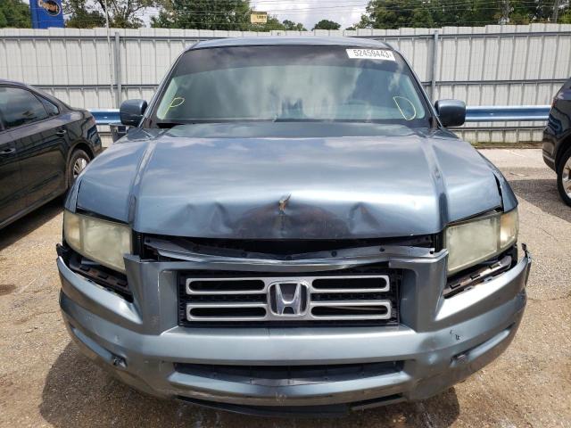 2HJYK16477H527922 - 2007 HONDA RIDGELINE RTS BLUE photo 5