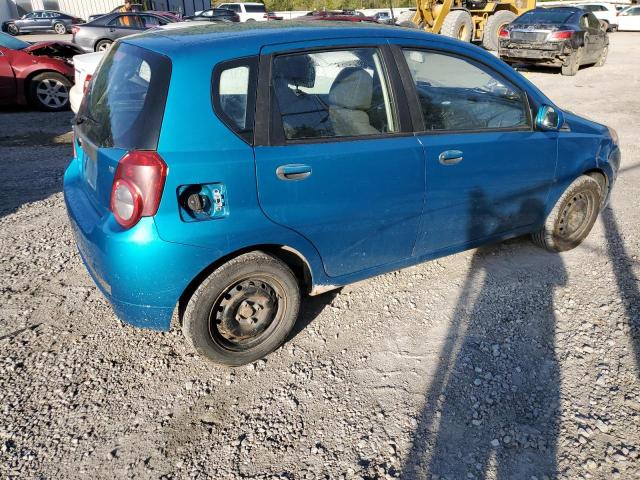 KL1TD66E79B666627 - 2009 CHEVROLET AVEO LS BLUE photo 3