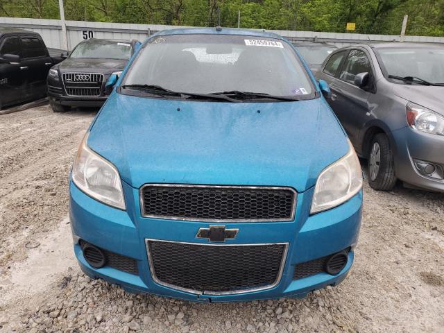 KL1TD66E79B666627 - 2009 CHEVROLET AVEO LS BLUE photo 5