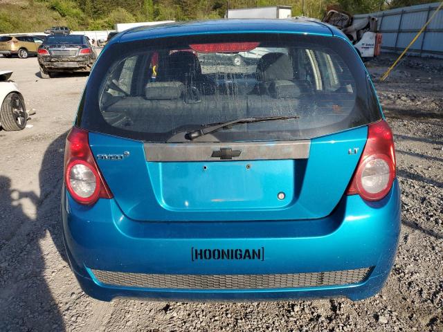 KL1TD66E79B666627 - 2009 CHEVROLET AVEO LS BLUE photo 6