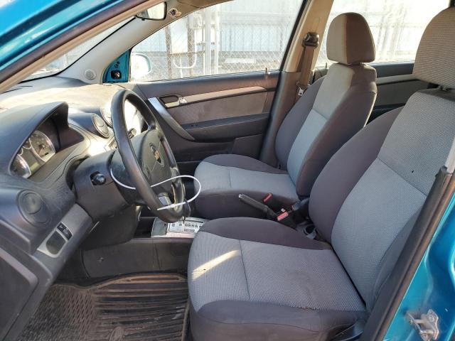KL1TD66E79B666627 - 2009 CHEVROLET AVEO LS Mavi foto 7