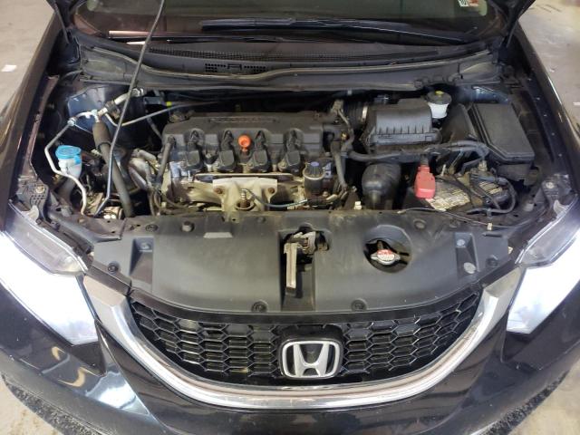 19XFB2F93EE067311 - 2014 HONDA CIVIC EXL შავი ფოტო 11