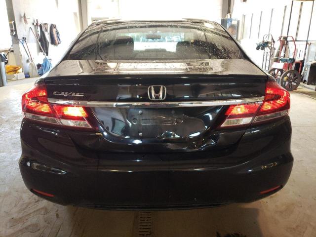 19XFB2F93EE067311 - 2014 HONDA CIVIC EXL შავი ფოტო 6