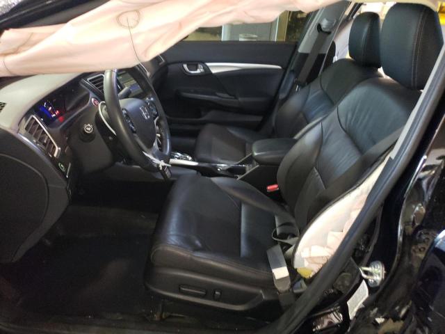 19XFB2F93EE067311 - 2014 HONDA CIVIC EXL შავი ფოტო 7