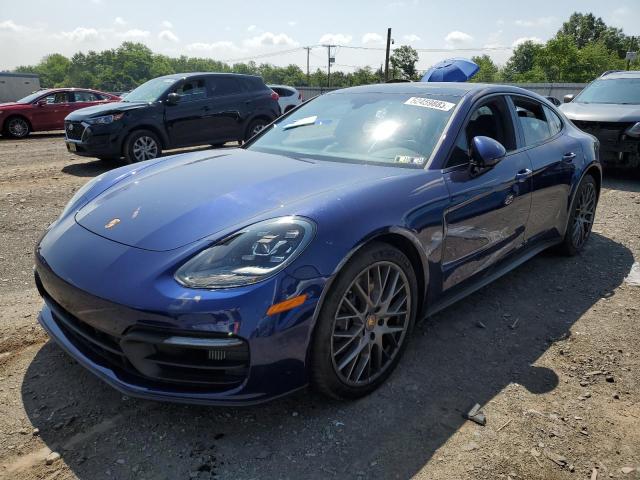 WP0AJ2A7XML116061 - 2021 PORSCHE PANAMERA BASE BLUE photo 1