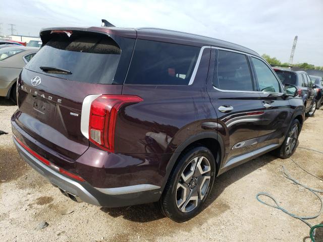 KM8R4DGE1PU545353 - 2023 HYUNDAI PALISADE SEL PREMIUM BURGUNDY photo 3