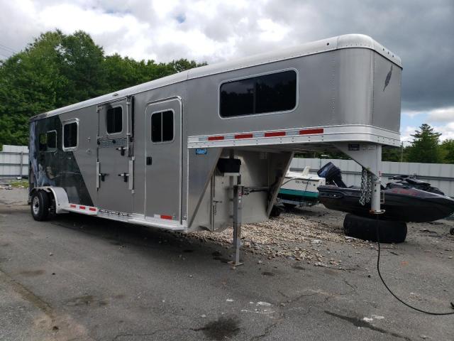 4FGB12220NC156796 - 2022 FEATHERLITE MFG INC TRAILER SILVER photo 1