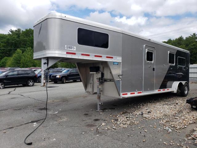 4FGB12220NC156796 - 2022 FEATHERLITE MFG INC TRAILER SILVER photo 2