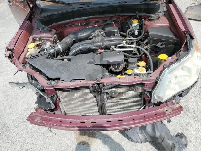 JF2SHAGC0CH457616 - 2012 SUBARU FORESTER TOURING 勃艮第红 照片 12