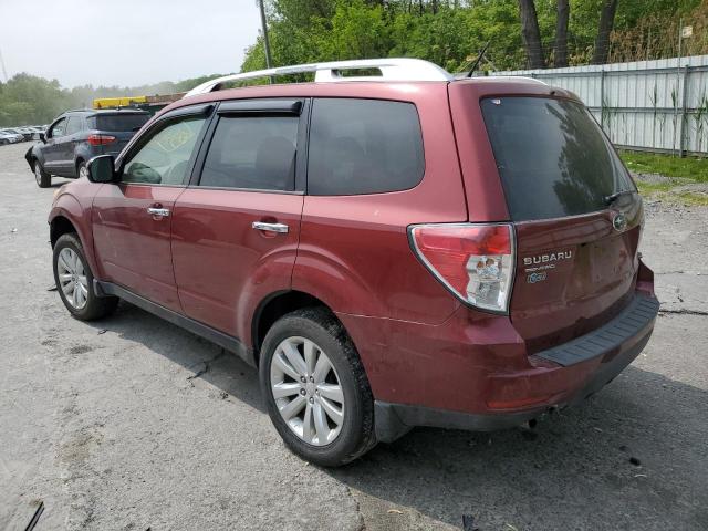 JF2SHAGC0CH457616 - 2012 SUBARU FORESTER TOURING BURGUNDY photo 2