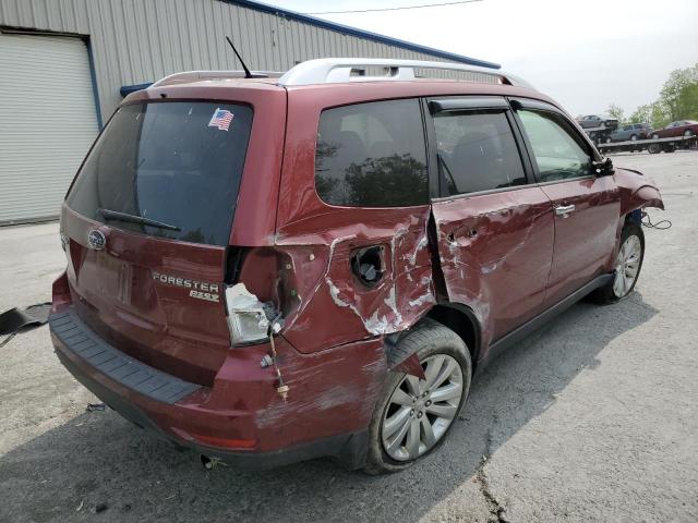 JF2SHAGC0CH457616 - 2012 SUBARU FORESTER TOURING 勃艮第红 照片 3