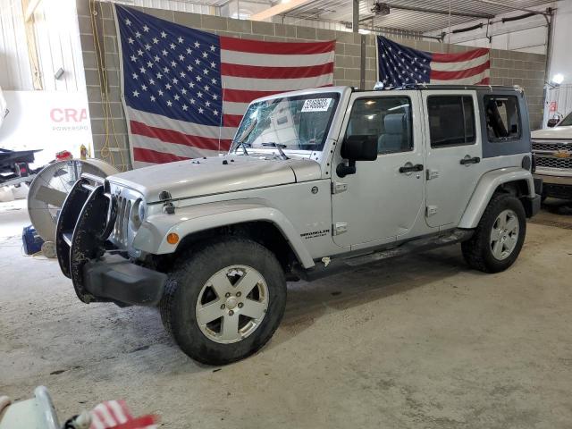 1J4GA59127L138131 - 2007 JEEP WRANGLER SAHARA SILVER photo 1