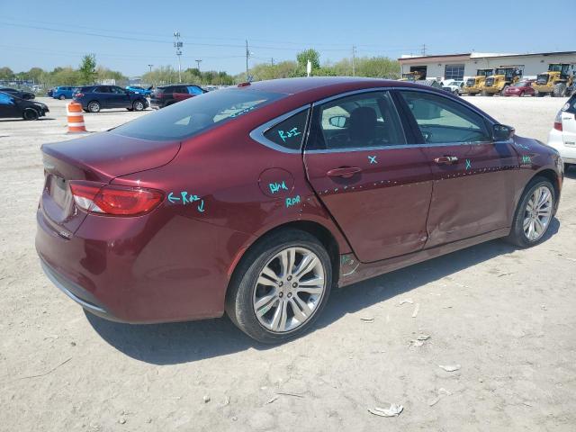 1C3CCCAB8FN533624 - 2015 CHRYSLER 200 LIMITED BURGUNDY photo 3