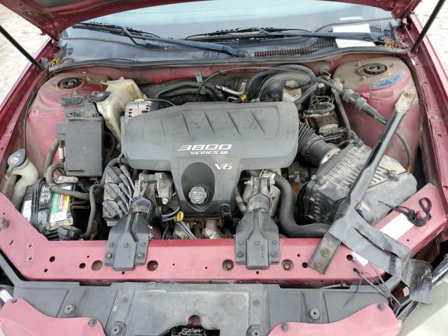 2G2WS522341141627 - 2004 PONTIAC GRAND PRIX GT2 ბურგუნდია ფოტო 11