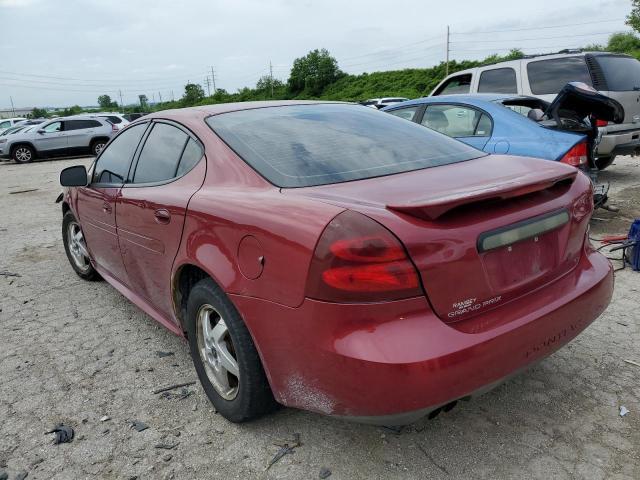 2G2WS522341141627 - 2004 PONTIAC GRAND PRIX GT2 BURGUNDY photo 2