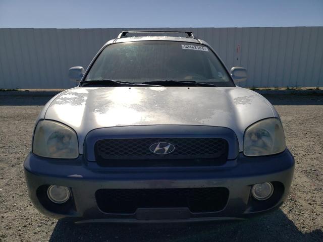 KM8SC13D72U326194 - 2002 HYUNDAI SANTA FE GLS SILVER photo 5