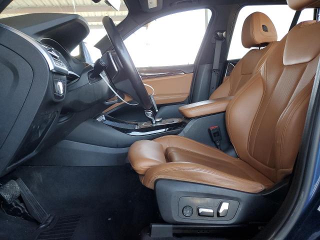 5UX43DP08N9H43158 - 2022 BMW X3 SDRIVE30I BLUE photo 7