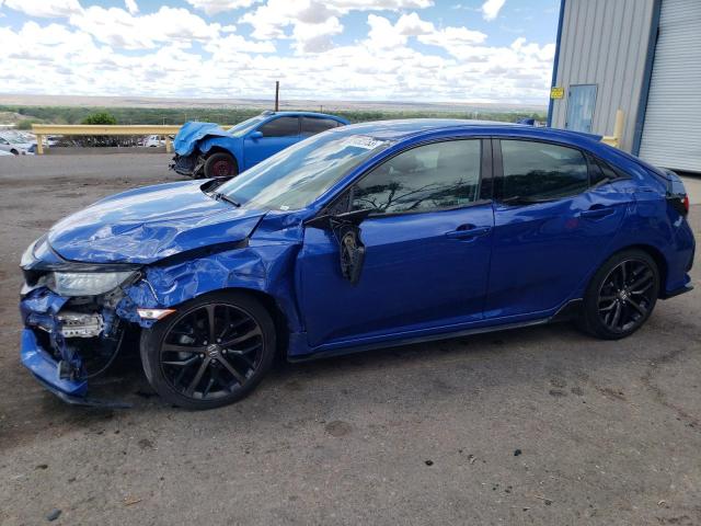 SHHFK7H9XLU217432 - 2020 HONDA CIVIC SPORT TOURING BLUE photo 1