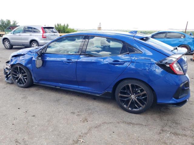 SHHFK7H9XLU217432 - 2020 HONDA CIVIC SPORT TOURING BLUE photo 2