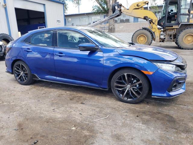 SHHFK7H9XLU217432 - 2020 HONDA CIVIC SPORT TOURING BLUE photo 4