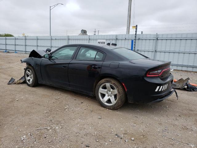 2C3CDXAT9GH219066 - 2016 DODGE CHARGER POLICE BLACK photo 2