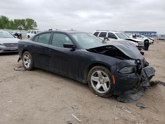 2C3CDXAT9GH219066 - 2016 DODGE CHARGER POLICE BLACK photo 4