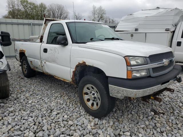 1GCEK14T65Z233992 - 2005 CHEVROLET SILVERADO K1500 WHITE photo 4