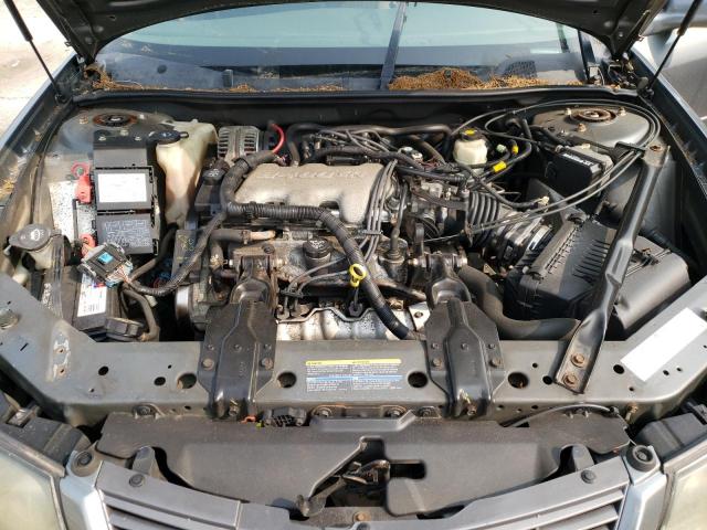 2G1WF52E449438121 - 2004 CHEVROLET IMPALA GRAY photo 11