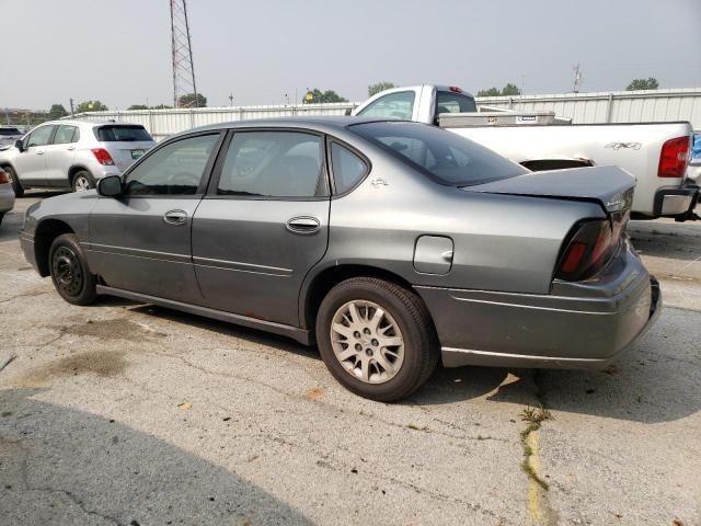 2G1WF52E449438121 - 2004 CHEVROLET IMPALA GRAY photo 2