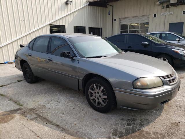 2G1WF52E449438121 - 2004 CHEVROLET IMPALA GRAY photo 4