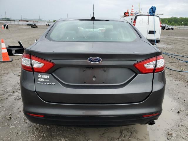 3FA6P0G7XFR142234 - 2015 FORD FUSION S GRAY photo 6