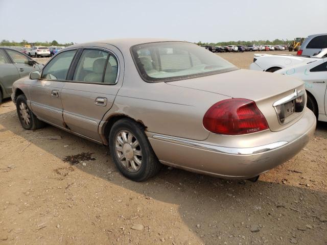 1LNHM97V6YY854013 - 2000 LINCOLN CONTINENTA BEIGE photo 2