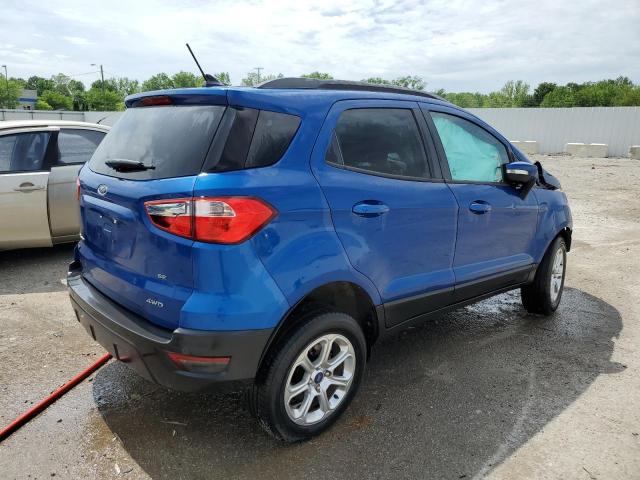MAJ6P1ULXJC233342 - 2018 FORD ECOSPORT SE Niebieski zdjęcie 3