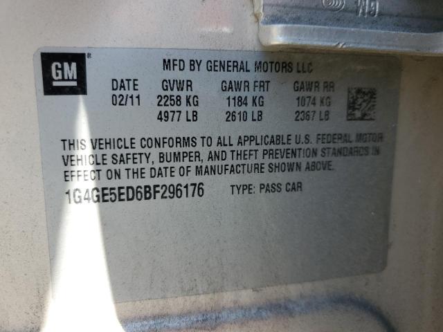 1G4GE5ED6BF296176 - 2011 BUICK LACROSSE CXS Qəhvəyi foto 13