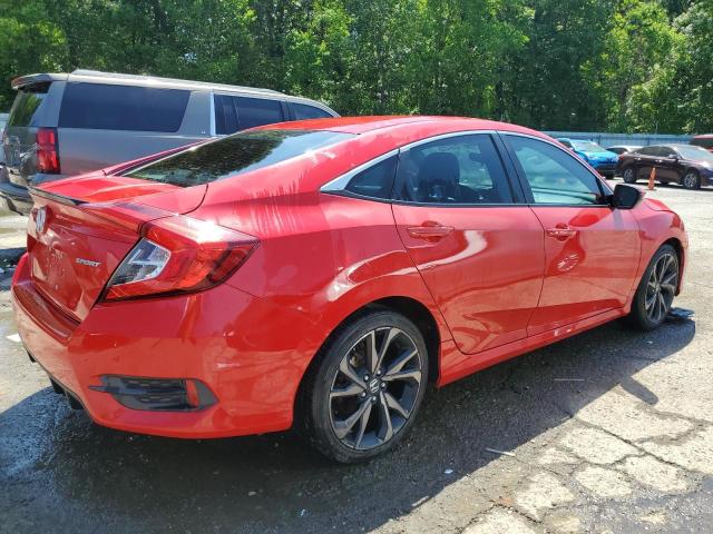 2HGFC2F84LH509990 - 2020 HONDA CIVIC SPORT 红色 照片 3